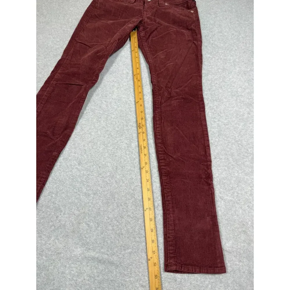 True Religion Womens Size 27 Skinny Corduroy Pants - Picture 6 of 9